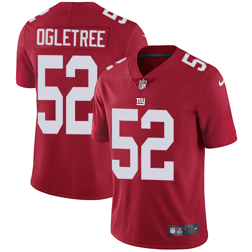 Nike Giants #52 Alec Ogletree Red Alternate Men's Stitched NFL Vapor Untouchable Limited Jersey - Click Image to Close